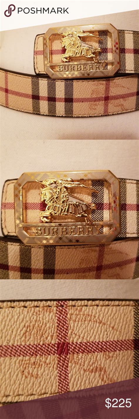 authentic burberry belt